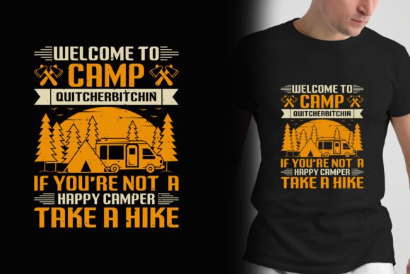Camping Adventure Graphics for T-Shirt Designs