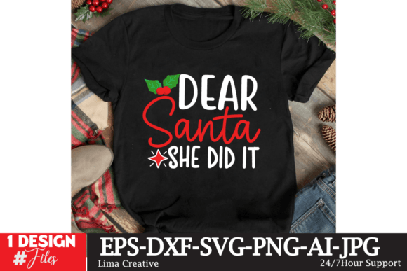Dear Santa She Did It SVG Review for Embroidery Projects