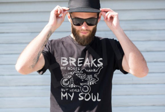 Dirtbike Svg for T-Shirt Designs and Graphics