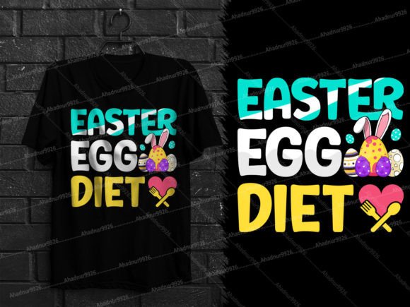 Easter Egg Diet Funny T-Shirt Graphics