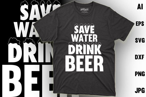 Funny Beer T-shirt Design – Playful Graphics for T-Shirt Designs