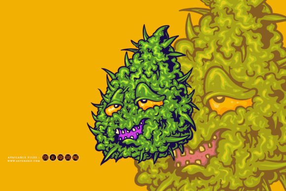 Funny Marijuana Sativa Leaf Graphics for Crafters