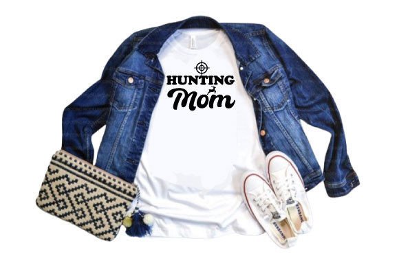 Hunting Mom Svg Design for T-Shirt Designs and Graphics